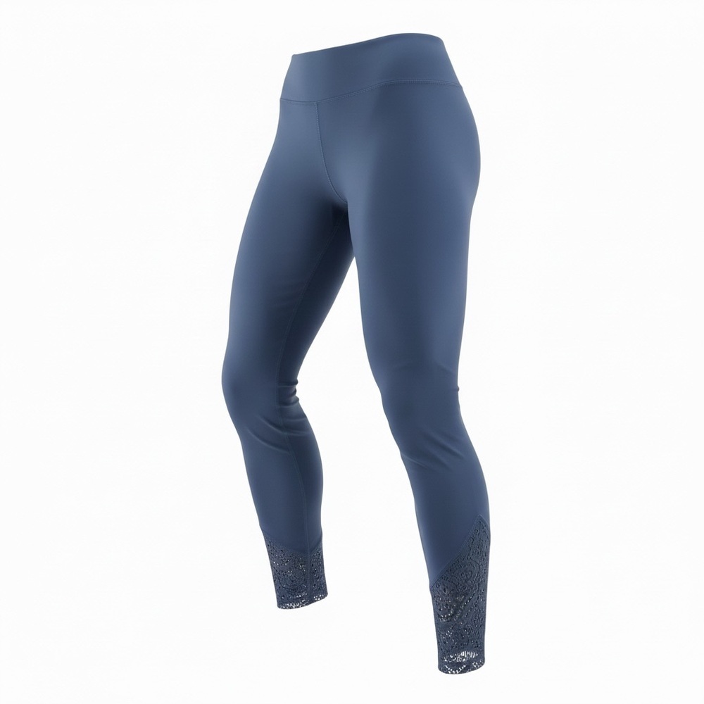 PINK Victoria's Secret Navy Leggings with Lace Detail
